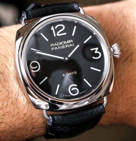 panerai radiomir black seal on wrist|panerai radiomir review.